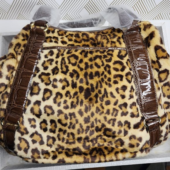 DENNIS BASSO FAUX FUR HANDBAG - Picture 5 of 8